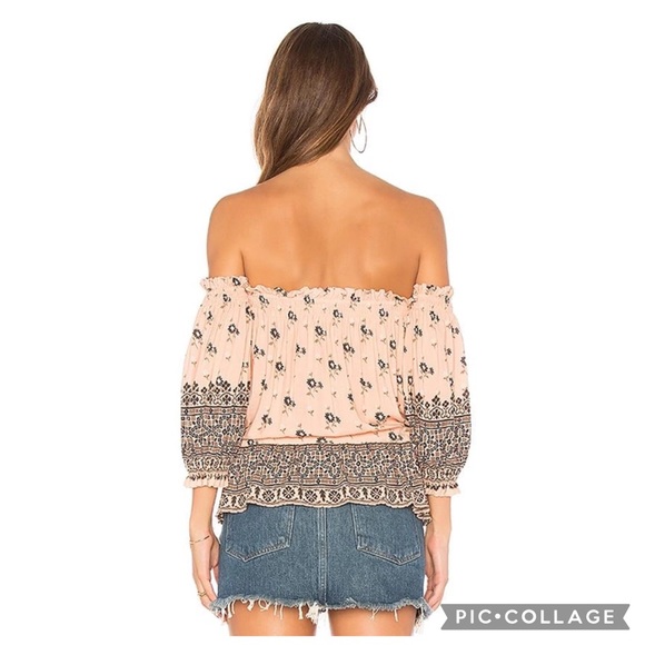 Spell & The Gypsy “Lionheart” Off Shoulder Top In Pink - Picture 3 of 9